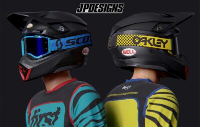 PNT] JPD B Helmet PNT Pack - MX Bikes Shop